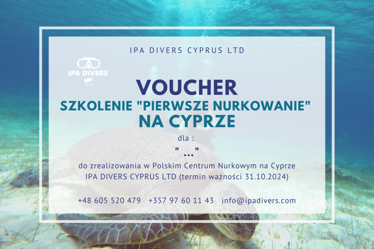 voucher na nurkowanie na Cyprze